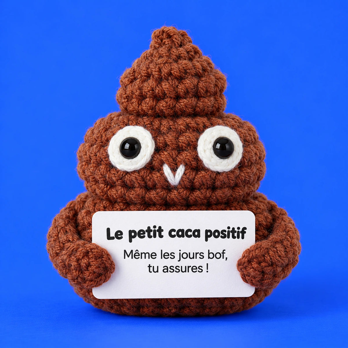 Sacha — Le petit caca positif au crochet — vue principale.