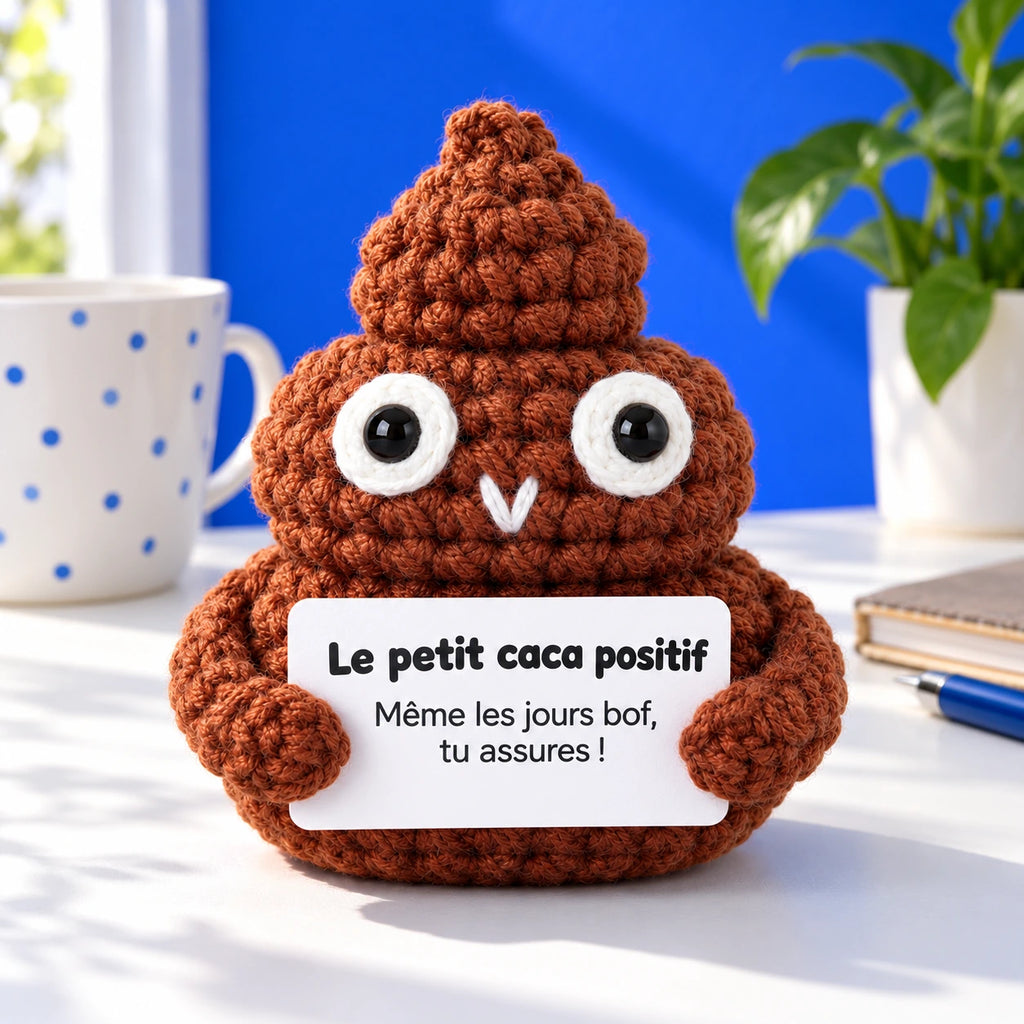 Sacha — Le petit caca positif au crochet — mise en situation.