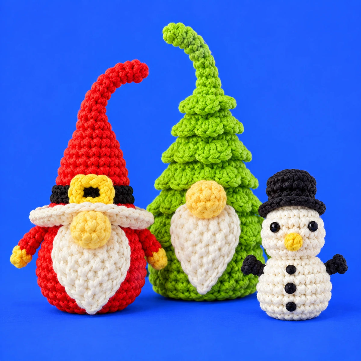 Noël, Noëlle & Florent — Les compagnons de Noël au crochet — vue principale.