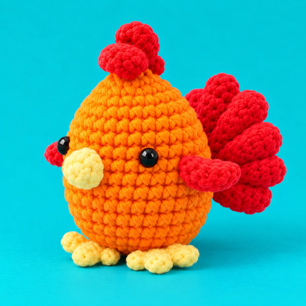 Gordon — Le dindon au crochet — vue de trois quarts.