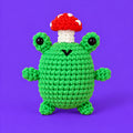 Zoé — Grenouille avec champignon au crochet — vue principale.