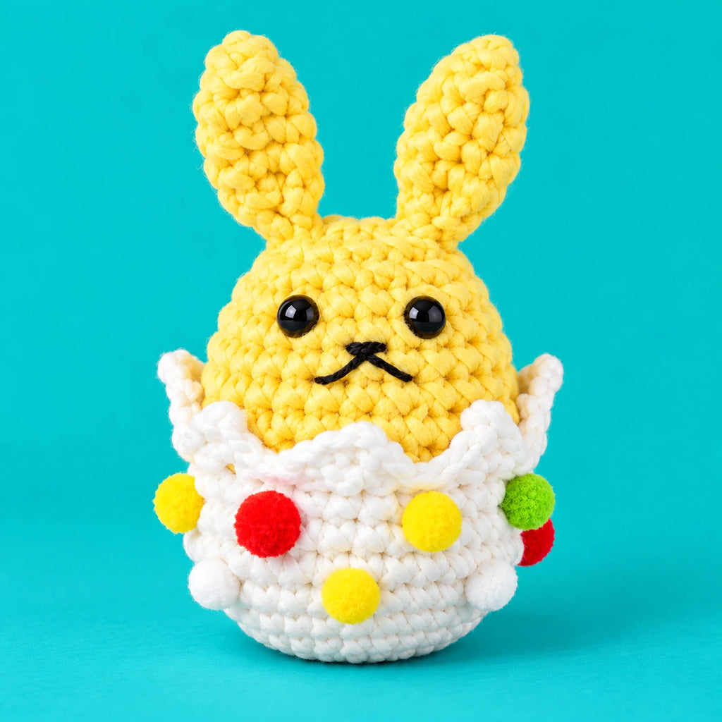 Albin — Le lapin dans sa coquille au crochet — vue principale.