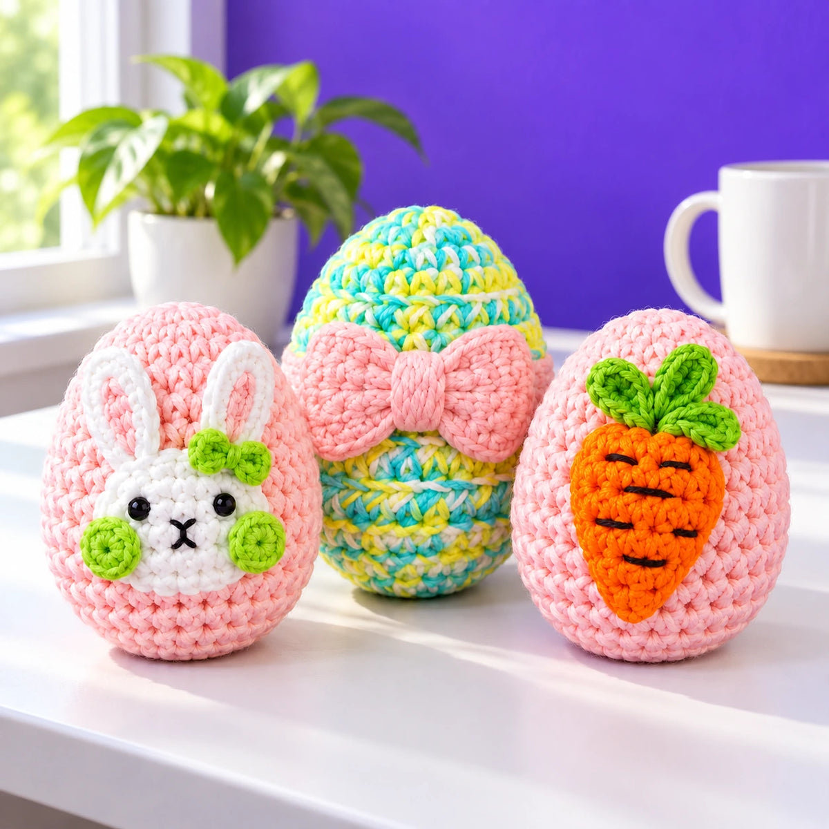 Les surprises de Pascal — Les œufs de Pâques au crochet — mise en situation.