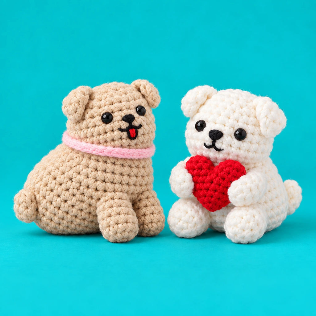 Lucien & Adrien — Les petits chiens au crochet — vue principale.