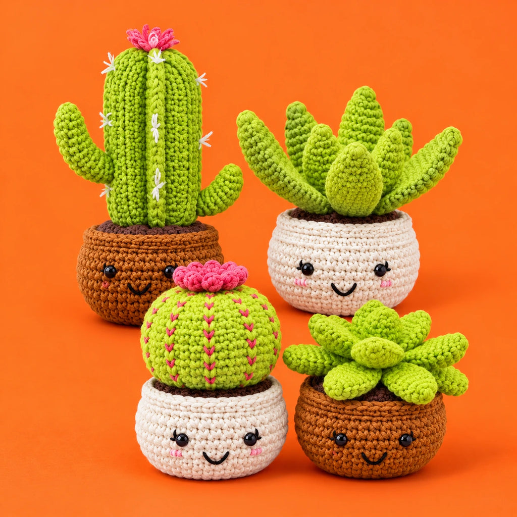 Le jardin de Flore — Les plantes souriantes au crochet — vue principale.
