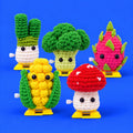 Les copains d’Anaïs — Le potager articulé au crochet — vue principale.