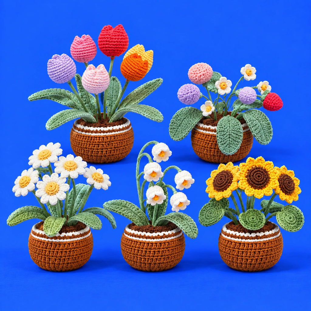 Les bouquets d’Adèle — Les bouquets fleuris au crochet — vue principale.