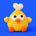 Robin — Le poussin cœur au crochet — vue principale.